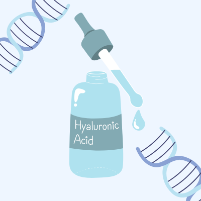 actif naturel cosmétique : acide hyaluronique