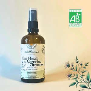 Eau florale de Verveine citronnée bio – 100 ml